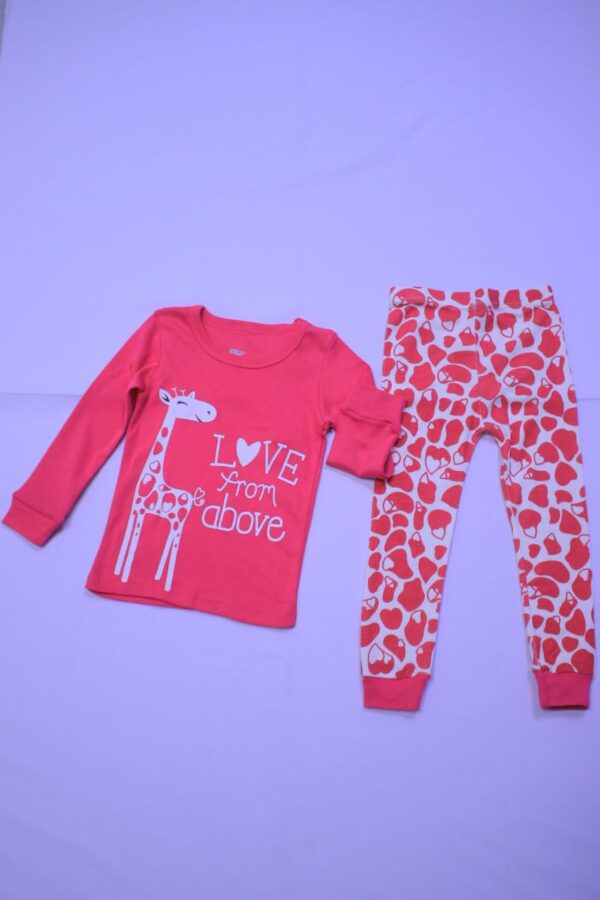 Girls pyjamas pink